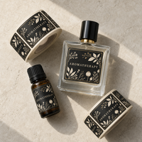 Autocollants personnalisés en rouleau, étiquettes pour flacons de parfum, cartes de remerciement, autocollants en papier colorés pour petites entreprises