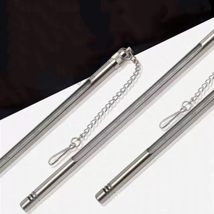 Thermomètre à point fixe en verre avec manchon en acier pour stérilisateur de laboratoire, armoire de désinfection et teinture - Qualité industrielle maximale - Product Image 2