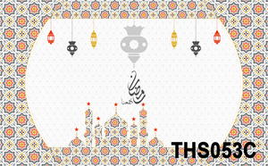 Musulman Ramadan Conceptions <span class=keywords><strong>Nappe</strong></span> en PVC Imprimée - Product Image 3