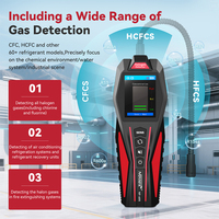 Detector de fugas de gas halógeno Noyafa, 3 niveles de sensibilidad y modos de alarma para fugas de refrigerante CFCS HCFC HFCS