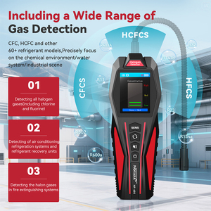 Detector de fugas de gas halógeno Noyafa, 3 niveles de sensibilidad y modos de alarma para fugas de refrigerante CFCS HCFC HFCS - Product Image 4