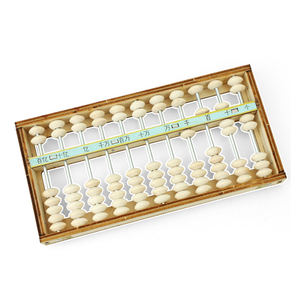 لعبة خشبية يدوية لعبة مونتيسوري مستوحاة من العداد الجذعية ألعاب تعليمية خشبية - Product Image 1