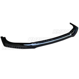 For Honda Civic SI Hatchback 2016-2021 Body Kit Honda Civic Front Bumper Lip Carbon Fiber Look Style <b>Splitter</b> Car Accessories - Product Image 5