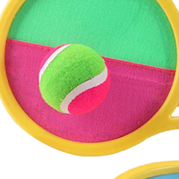 Ensemble de jeu de paddle-ball avec raquettes adhésives pour lancer et attraper, amusement en plein air, plage, cour, terrain de jeu, sports pour la famille et les enfants