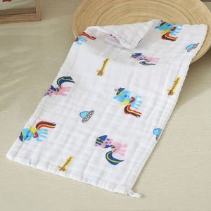 Serviette en coton pour bébé, 6 couches, mouchoir coloré, chiffon d'essuyage pour enfant, bavoir pour nouveau-né, serviette d'alimentation - Product Image 4