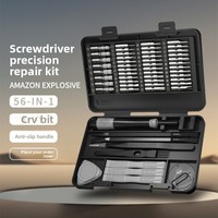 Ensemble de 58 tournevis de précision avec embouts Torx T5, T6, T8, mini kit d'outils de réparation pour Macbook, ordinateur, ordinateur portable, iPhone, PS4, PS5