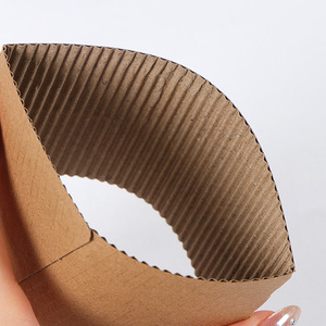 Manchons de tasses à café jetables personnalisés de haute qualité avec protection anti-brûlure pour les cafés - Product Image 4