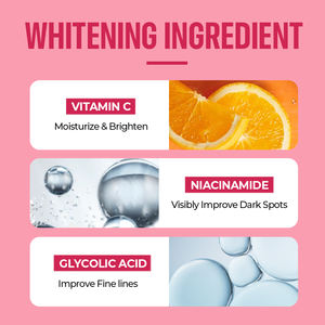 Kit de Soins Éclaircissants et Anti-Âge Marque Blanche à la Vitamine C pour Peaux Noires - Sérum et <span class=keywords><strong>Crème</strong></span> Visage pour Femmes - Product Image 3