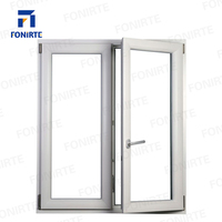 Fenêtre à battant vertical en PVC Fonirte - Design moderne, certifiée Energy Star, pour appartement, hôtel, école, salle de bain, entrée, usage graphique