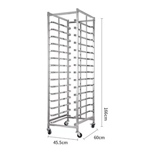 Victory รถขายอาหารในรถถาดเค้กสแตนเลส24ชั้นพร้อมอุปกรณ์สำหรับโรงแรมและร้านอาหารอื่นๆ - Product Image 5