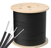 Câble de branchement FTTH FTTX intérieur/extérieur 1KM G657A2 G652D G657A1 Monomode Flexible Bobine de fibre optique