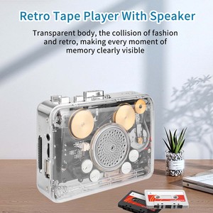 Haute qualité personnalisé Transparent classique stéréo <span class=keywords><strong>HiFi</strong></span> haut-parleur bande nouveauté MP3 convertisseur <span class=keywords><strong>Audio</strong></span> <span class=keywords><strong>Cassette</strong></span> lecteur baladeur - Product Image 2