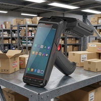 Lector RFID UHF de Alto Rendimiento, PDA Portátil HT518-R501, Android 13.0 Octa-Core, Terminal con Escáner de Código de Barras 2D