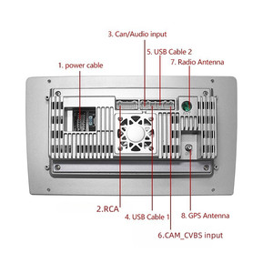 9 pulgadas 2 Din pantalla táctil PORTÁTIL ESTÉREO <span class=keywords><strong>CD</strong></span> Android Radio coche <span class=keywords><strong>REPRODUCTOR</strong></span> DE DVD - Product Image 5