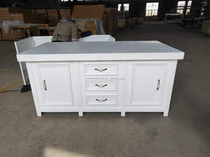 Restoran ve otel yemek ziyafet için katı ahşap katlanır büfe yemek masası - Product Image 4