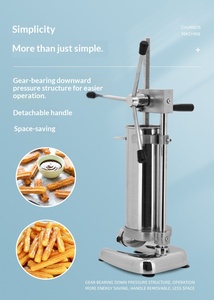 Máquina de Churros Manual Comercial Portátil, Calidad Premium para Uso <span class=keywords><strong>Profesional</strong></span> en el Hogar, Fácil de Operar - Product Image 4