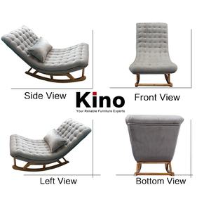 <strong>Rocking</strong> <strong>Chair</strong> <strong>Antique</strong> Wood Reclining Home <strong>Rocking</strong> Lounge <strong>Chair</strong> Wooden Inner Round Lounge <strong>Chair</strong> - Product Image 4