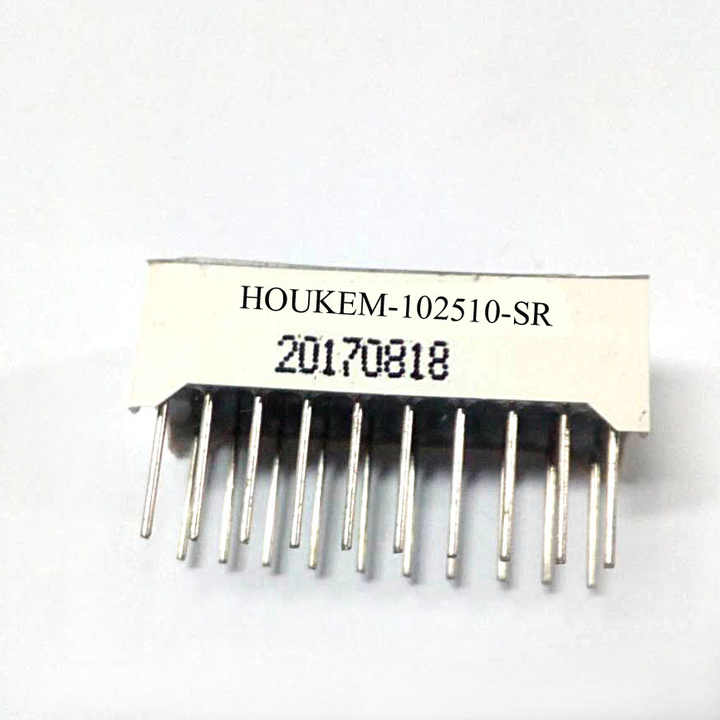 10 Segment LED Bar Graph Led Display Houkem-102510-SG Super Green