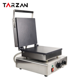 <span class=keywords><strong>Fonte</strong></span> antiadhésive épaissie commerciale chauffant uniformément la plaque Machine à crêpes électrique gaufre carrée crêpière - Product Image 4