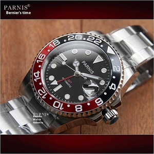 Greene Đồng hồ cơ tự động GMT nam siêu sáng tính năng chống thấm nước đai thép không gỉ chính hãng - Product Image 2