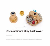 Moteur CC sans balais Chaoli à couple élevé CNC NdFeB 480 Gel, haute vitesse 28k 48k, pour boîte de vitesses AEG sans balais d'entrée de gamme, entrée longue/courte