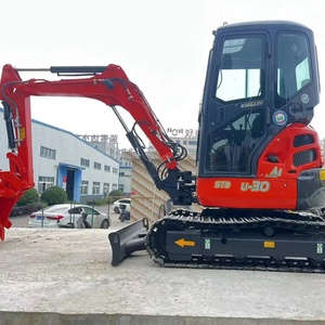 Mini-excavatrice Kubota U30 d'occasion 95% neuve, 3 tonnes, sur chenilles, d'origine japonaise, avec certification CE/EPA, à vendre à bas prix - Product Image 1