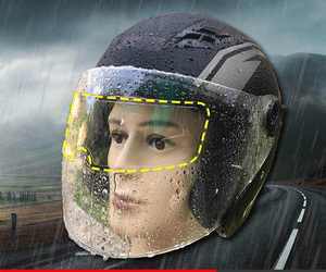<span class=keywords><strong>Demi</strong></span>-casque de moto avec film anti-buée, casque complet, pour la pluie et le buée, vente en gros, usine - Product Image 1