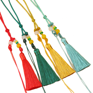 Accessoires porte-clés bricolage-Bracelet glands fil de polyester frange accrocher des sachets pendentifs décoratifs ornements pour <span class=keywords><strong>rideaux</strong></span> - Product Image 5