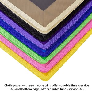 New <span class=keywords><strong>A4</strong></span> nhựa đầy màu sắc tập tin Pocket rõ ràng mở rộng Bảo vệ tập tin thư mục tài liệu không thấm nước Pouch Túi - Product Image 4