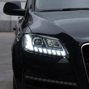 Montaje de faros automáticos LED de proyector dinámico de alta calidad para <span class=keywords><strong>Audi</strong></span> <span class=keywords><strong>Q7</strong></span> 2006-2015 accesorios de herramienta de actualización de lámparas delanteras de coche nuevo - Product Image 5