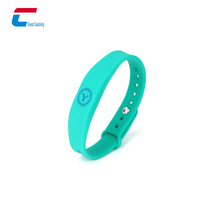 Pulsera NFC con Código QR, Tarjeta de Visita Digital RFID Impermeable, Correa de Silicona Ajustable, Impresión de Logotipo Personalizado