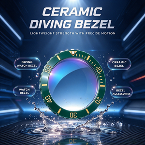 Wholesale Custom High Quality Luminous Ceramic Bezels for <b>116710</b>/126710/116719/126719 Dive Watches 38mm Size - Product Image 3