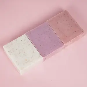 OEM Baby Skin Lightening Acne Soap With Extracted Handmade Coconut Oil Soaps Rose Lavender For Oil Skin Care