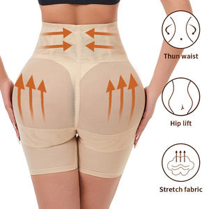 Shapewear amincissant et antibactérien pour <span class=keywords><strong>femme</strong></span>, taille haute, grande taille, en maille croisée, contrôle du ventre, pour le marché transfrontalier Europe-Amérique - Product Image 2