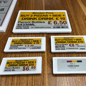 Kit de Demostración ESL, Etiquetas Electrónicas Inteligentes para Almacenes, Etiquetas de Precio con Pantalla de Tinta Electrónica, Etiquetas Electrónicas Inalámbricas para Estantes con Wifi - Product Image 1