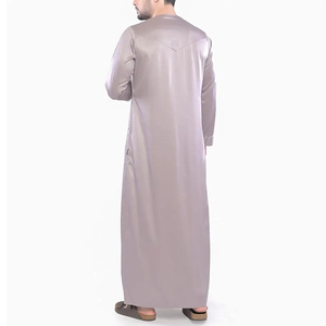 Thobe thaffah daffah thobes สำหรับผู้ชายแขนยาวผ้าฝ้ายปิดที่กำหนดเองขายส่งจำนวนมาก - Product Image 4