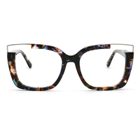 Nouvelle forme d'oeil de chat de luxe montures de lunettes de plaque d'acide acétique écaille de tortue individuelle lunettes optiques pour femmes lunettes de lecture