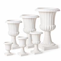 Vase à fleurs romain en plastique de luxe de haute qualité, vintage, détachable, pour centre de table de mariage, maison, jardin, événements floraux