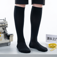 Chaussettes de compression pour femmes et hommes, mollets larges, soutien supplémentaire jusqu'au genou pour la circulation