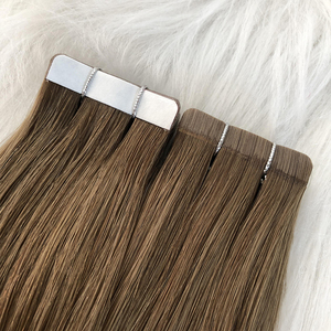 All'ingrosso russo vergine Remy capelli sottile nastro adesivo <span class=keywords><strong>a</strong></span> <span class=keywords><strong>metà</strong></span> nascosto doppio disegnato capelli umani extension - Product Image 5