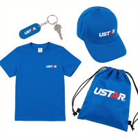 Kit de promotion de vêtements T-shirt en coton lourd Fourre-tout en corde Chapeau de papa Ensembles d'uniformes de marque Événements d'équipe Remise en gros