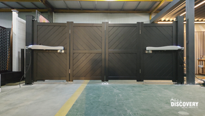 Porte principale de conception en aluminium solide en métal industriel facile à assembler Porte pliante bi pour la maison - Product Image 3