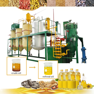 Machine de raffinage d'<span class=keywords><strong>huile</strong></span> de tournesol |   Ligne de dégommage, neutralisation, blanchiment, désodorisation et déwaxage |   <span class=keywords><strong>Huile</strong></span> de cuisson brute transformée en <span class=keywords><strong>huile</strong></span> raffinée - Product Image 1