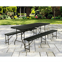 Table pliante rectangulaire en plastique de 6 pieds pour événements, banquets et mariages – Mobilier de jardin portable personnalisé à prix de gros abordable