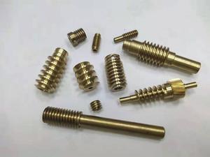 Engranaje de <span class=keywords><strong>gusano</strong></span> de alta pericision micro pequeño personalizado con 4 cabezales - Product Image 5