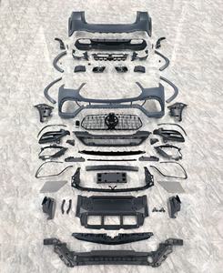 Kit carrosserie pour Mercedes Benz GLE350 GLE450 GLE500 W167 2020 2021 2022 2023 2024 2025 Facelift GLE63 Modèle avec pare-chocs calandre - Product Image 6
