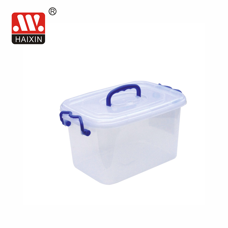 6 Transparente Aufbewahrungsboxen 6 Liter - Mit Deckel & Griff, Ideal Für Kleine Gegenstände