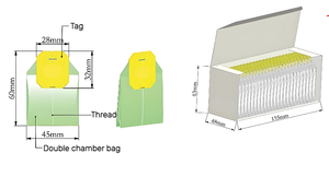 二室内ティーバッグ精密充填シーリングタグ付け包装機 - Product Image 5