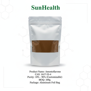 Amentoflavona de Grado Alimenticio 10%-90% Extracto Herbal de <span class=keywords><strong>Metasequoia</strong></span> Glyptostroboides CAS 1617-53-4 - Product Image 1