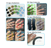 Wholesale Silicone Drum Dampening Gels Drum Silencers Pads Soft Moon Gels for Drums Tone Control